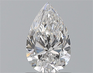 Picture of Natural Diamond 0.93 Carats, Pear with  Cut, D Color, VS2 Clarity and Certified by GIA