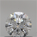 Natural Diamond 0.42 Carats, Round with Excellent Cut, G Color, VVS2 Clarity and Certified by GIA