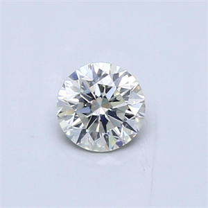 Picture of Natural Diamond 0.41 Carats, Round with Very Good Cut, J Color, SI1 Clarity and Certified by GIA