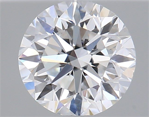 Picture of Natural Diamond 0.40 Carats, Round with Very Good Cut, D Color, VS2 Clarity and Certified by GIA