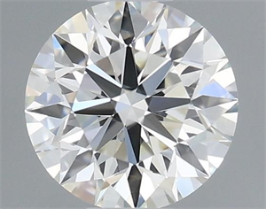 Picture of Natural Diamond 0.40 Carats, Round with Excellent Cut, J Color, VVS2 Clarity and Certified by GIA