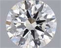 Natural Diamond 0.40 Carats, Round with Excellent Cut, H Color, VVS2 Clarity and Certified by GIA