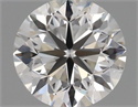 Natural Diamond 0.45 Carats, Round with Very Good Cut, G Color, VVS1 Clarity and Certified by IGI