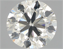 Natural Diamond 0.70 Carats, Round with Very Good Cut, J Color, VS2 Clarity and Certified by IGI