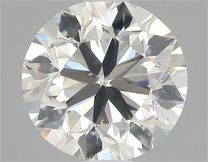 Picture of Natural Diamond 0.70 Carats, Round with Very Good Cut, J Color, VS2 Clarity and Certified by IGI