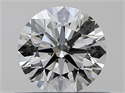 Natural Diamond 0.43 Carats, Round with Excellent Cut, J Color, VVS2 Clarity and Certified by GIA