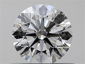 Picture of Natural Diamond 0.43 Carats, Round with Excellent Cut, J Color, VVS2 Clarity and Certified by GIA