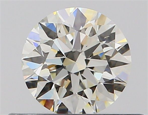 Picture of Natural Diamond 0.40 Carats, Round with Excellent Cut, I Color, VS2 Clarity and Certified by GIA