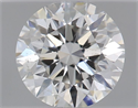 Natural Diamond 0.46 Carats, Round with Excellent Cut, F Color, SI2 Clarity and Certified by GIA