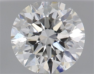 Picture of Natural Diamond 0.46 Carats, Round with Excellent Cut, F Color, SI2 Clarity and Certified by GIA