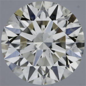 Picture of Natural Diamond 0.58 Carats, Round with Excellent Cut, J Color, SI2 Clarity and Certified by GIA