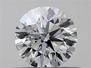 Picture of Natural Diamond 0.40 Carats, Round with Excellent Cut, H Color, VVS2 Clarity and Certified by GIA