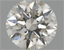 Natural Diamond 0.40 Carats, Round with Excellent Cut, H Color, SI1 Clarity and Certified by IGI