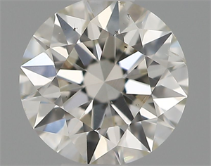 Picture of Natural Diamond 0.40 Carats, Round with Excellent Cut, H Color, SI1 Clarity and Certified by IGI