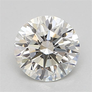 Picture of Natural Diamond 0.40 Carats, Round with Excellent Cut, H Color, VS1 Clarity and Certified by GIA