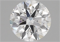 Natural Diamond 1.62 Carats, Round with Excellent Cut, F Color, VVS1 Clarity and Certified by GIA