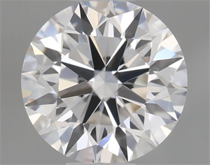 Picture of Natural Diamond 0.44 Carats, Round with Excellent Cut, F Color, VVS1 Clarity and Certified by GIA