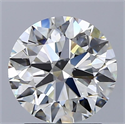 Natural Diamond 2.01 Carats, Round with Excellent Cut, I Color, VS2 Clarity and Certified by GIA