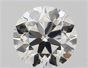 Natural Diamond 0.50 Carats, Round with Very Good Cut, J Color, VS1 Clarity and Certified by GIA