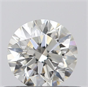 Natural Diamond 0.45 Carats, Round with Excellent Cut, I Color, SI2 Clarity and Certified by GIA