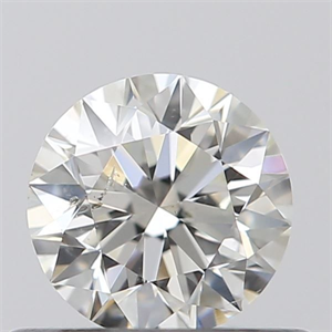 Picture of Natural Diamond 0.45 Carats, Round with Excellent Cut, I Color, SI2 Clarity and Certified by GIA