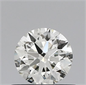 Natural Diamond 0.51 Carats, Round with Excellent Cut, I Color, VS1 Clarity and Certified by IGI