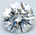 Natural Diamond 6.33 Carats, Round with Excellent Cut, G Color, VS1 Clarity and Certified by GIA