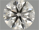 Natural Diamond 0.40 Carats, Round with Excellent Cut, H Color, VS2 Clarity and Certified by IGI