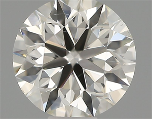 Picture of Natural Diamond 0.40 Carats, Round with Excellent Cut, H Color, VS2 Clarity and Certified by IGI