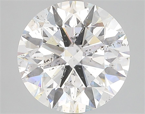 Picture of Natural Diamond 3.72 Carats, Round with Excellent Cut, G Color, SI2 Clarity and Certified by GIA