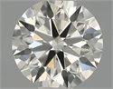 Natural Diamond 0.41 Carats, Round with Excellent Cut, I Color, VS1 Clarity and Certified by IGI