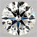 Natural Diamond 0.40 Carats, Round with Very Good Cut, K Color, IF Clarity and Certified by GIA