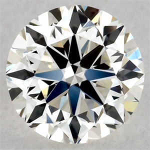 Picture of Natural Diamond 0.40 Carats, Round with Very Good Cut, K Color, IF Clarity and Certified by GIA