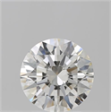 Natural Diamond 2.58 Carats, Round with Excellent Cut, H Color, VS1 Clarity and Certified by GIA