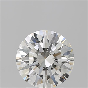 Picture of Natural Diamond 2.58 Carats, Round with Excellent Cut, H Color, VS1 Clarity and Certified by GIA