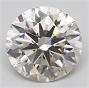 Natural Diamond 0.57 Carats, Round with Excellent Cut, J Color, VVS2 Clarity and Certified by GIA