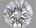 Natural Diamond 0.41 Carats, Round with Excellent Cut, H Color, VS2 Clarity and Certified by GIA