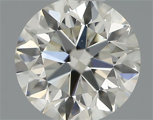 Picture of Natural Diamond 0.40 Carats, Round with Excellent Cut, I Color, VS1 Clarity and Certified by IGI