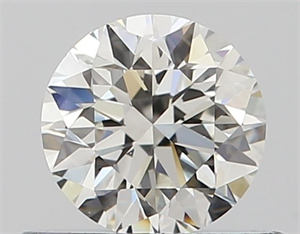 Picture of Natural Diamond 0.50 Carats, Round with Good Cut, I Color, VVS1 Clarity and Certified by GIA