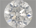 Natural Diamond 0.50 Carats, Round with Good Cut, H Color, SI2 Clarity and Certified by GIA