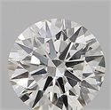 Natural Diamond 0.57 Carats, Round with Excellent Cut, J Color, SI1 Clarity and Certified by GIA