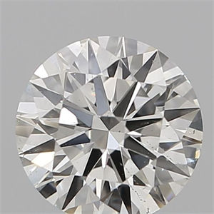 Picture of Natural Diamond 0.57 Carats, Round with Excellent Cut, J Color, SI1 Clarity and Certified by GIA