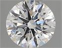 Natural Diamond 0.40 Carats, Round with Excellent Cut, H Color, VS1 Clarity and Certified by GIA