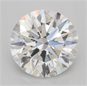 Natural Diamond 1.61 Carats, Round with Excellent Cut, F Color, VS2 Clarity and Certified by GIA