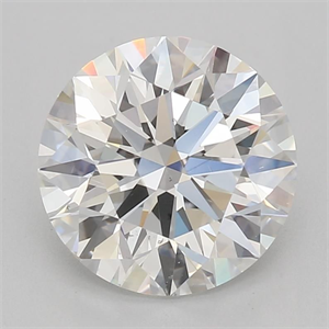 Picture of Natural Diamond 1.61 Carats, Round with Excellent Cut, F Color, VS2 Clarity and Certified by GIA