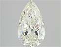 Natural Diamond 2.02 Carats, Pear with  Cut, H Color, VVS2 Clarity and Certified by IGI