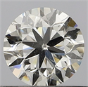 Natural Diamond 0.50 Carats, Round with Very Good Cut, G Color, I1 Clarity and Certified by GIA