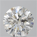 Natural Diamond 4.01 Carats, Round with Excellent Cut, G Color, VS2 Clarity and Certified by GIA