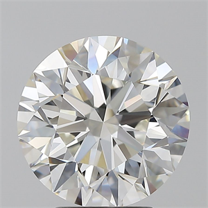 Picture of Natural Diamond 4.01 Carats, Round with Excellent Cut, G Color, VS2 Clarity and Certified by GIA