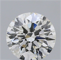 Natural Diamond 0.52 Carats, Round with Excellent Cut, I Color, SI2 Clarity and Certified by GIA